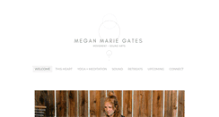 Desktop Screenshot of meganmariegates.com